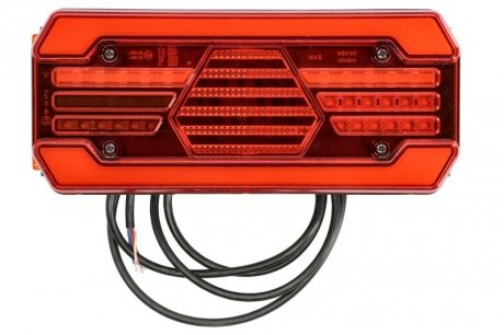 Фото автозапчасти фонарь задний левый (LED, 12/24В, с указателем поворота, с противотуманным светом, фонарем заднего хода, со стоп-сигналом, габаритным огнем, с подсветкой номерного знака, светоотражателем, боковым габаритным огнем, динамическим указателем поворота WAS 1958 DD L W251DD