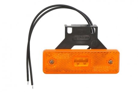 Габаритный фонарь левая/правая, оранжевый, LED, высота 38,5 мм; ширина 98мм; глубина 25мм, подвесной, длина кабеля 220, с подвесом, 12/24В WAS 217Z W44
