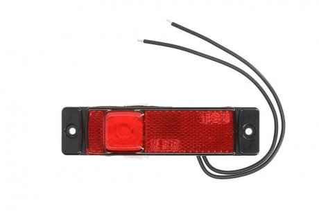 Ліхтар габаритний лівий/правий, форма: прямокутна, червона, LED, 12/24В WAS 221 W45