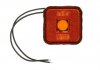 Габаритний ліхтар лівий/правий, форма: прямокутний, помаранчевий, LED, висота 65мм; ширина 65мм, 12/24В WAS 302 W63 (фото 1)
