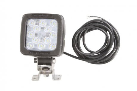 Фото автозапчастини світильник робочий (LED, 12/24V, 15W, 2000lm, кількість діодів: 12, висота: 101 мм, ширина: 100 мм, глибина: 77,5 мм, з кабелем 0,25 м) WAS 691 W82