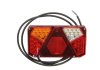 Ліхтар задній лівий (LED, 24В, з протитуманним ліхтарем, ліхтарем заднього ходу, габаритним світлом, світловідбивачем, довжина кабелю: 2м) WAS 939 W124DL (фото 1)