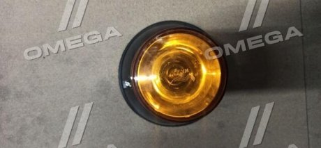 Фото автозапчастини маяк проблисковий помаранчевий LED, 12 / 24V, 150 * 104,5mm, 1 режим, гвинти М6 (Руслан-Комплект) Wassa (Руслан-Комплект) МП 1-150