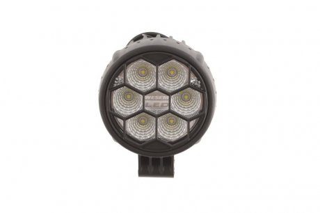 Фото автозапчастини лампа робоча (LED, 12/24V, 24W, 1500lm, кількість світлодіодів: 6, глибина: 74мм, діаметр: 117мм, кут світла 50 градусів, алюмінієвий корпус, кабель 0,5м, пластикова рамка) WESEM CRC3A.48700.01