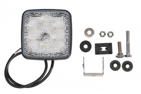 Фото автозапчастини лампа робоча (LED, 12/24V, 22W, 1600lm, кількість діодів: 12, довжина: 104 мм, висота: 105 мм, глибина: 51 мм, блістер; з функцією реверсу; з кабелем 0,5 м) WESEM CRK2C.54910.00