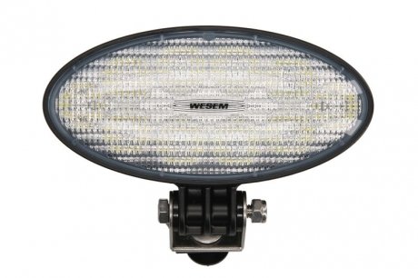 Фото автозапчастини світильник робочий (LED, 11/30V, 70W, 5500lm, кількість світлодіодів: 10, H: 87mm, W: 176mm, D: 86mm, фактурне скло; розсіяне світло; з роз'ємом Deutsch) WESEM CRV1J.56014.00