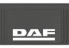 Фото автозапчастини бризговик з написом DAF 650x360mm Чорний випуклий 3D 1шт WINGMAX DF-165 (фото 1)