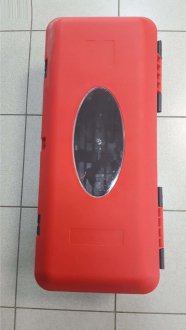 Ящик для огнетушителя АДР 6-9kg горизонтальный с уплотнителем WINGMAX UN-004-01