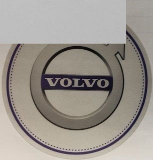Наклейка люминесцентная D100MM с логотипом VOLVO WINGMAX UN-100