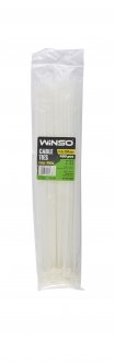 Хомути пластикові білі 4,8x380 (100шт.) WINSO 148380