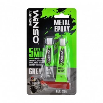 Фото автозапчасти клей двухкомпонентный EPOXY METAL 20ML WINSO 300300