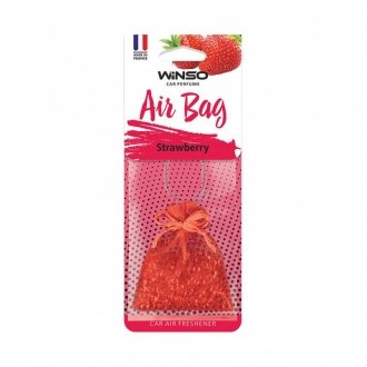 Освіжувач повітря AIR BAG з ароматизованими гранулами 20г. Strawberry (30шт/ящ.) WINSO 530430
