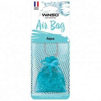 Освіжувач повітря AIR BAG з ароматизованими гранулами 20г. Aqua (30шт/ящ.) WINSO 530560