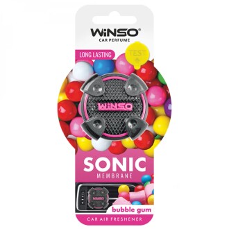 Фото автозапчастини освіжувач повітря Sonic, мембранний на дефлектор - Bubble Gum (18шт./ящ.) WINSO 531080