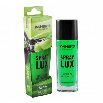 Фото автозапчастини освіжувач повітря Spray Lux, спрей 55 мл. - Apple (20шт/ящ.) WINSO 532040