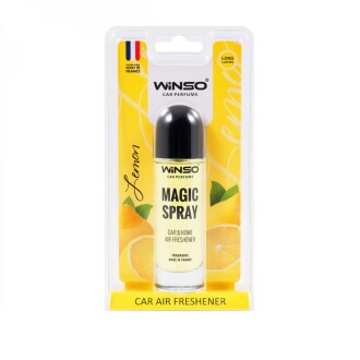 Фото автозапчастини освіжувач повітря в блістерній упаковці Magic Spray 30 мл. - Lemono (20шт/уп) WINSO 532510