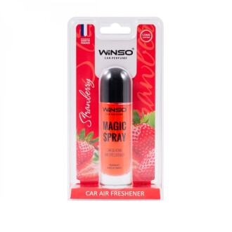 Фото автозапчастини освіжувач повітря в блістерній упаковці Magic Spray 30 мл. - Strawberry (20шт/уп) WINSO 532590