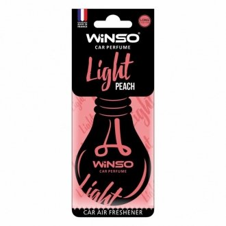 Освіжувач повітря Light, целюлозний ароматизатор, Peach,(50шт/ящ.) WINSO 533040