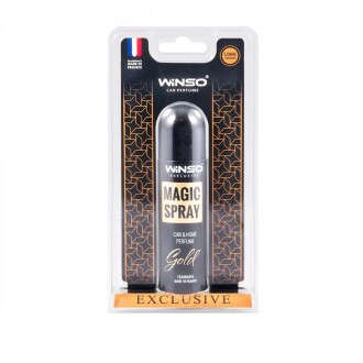 Фото автозапчастини освіжувач повітря в блістерній упаковці Magic Spray Exclusive 30 мл. - Gold (20шт./уп.) WINSO 534052