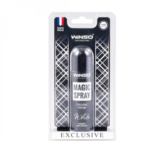 Фото автозапчастини освіжувач повітря в блістерній упаковці Magic Spray Exclusive 30 мл. - White (20шт./уп.) WINSO 534102