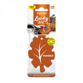 Фото автозапчастини освіжувач повітря Lucky Leaf, целюлозний ароматизатор, Anti Tobacco (50шт/ящ.) WINSO 537850