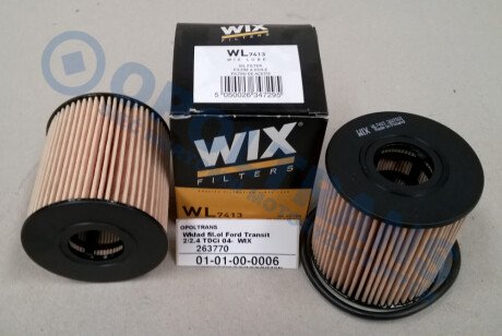 Фото автозапчастини wkЕ‚ad fil.ol Ford Transit 2.2/2.4TDCi 06-14r WIX WIX FILTERS 0101000006