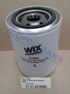 Фото автозапчастини filtr ol.Case IH,Komatsu WIX WIX FILTERS 0101000956