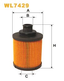 Фото автозапчастини wkЕ‚ad fil.ol.Agila,Combo 05-,Doblo 04-,1.3CDTi WIX WIX FILTERS 0101001033