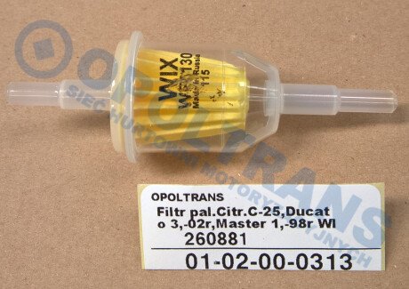 Фото автозапчастини filtr pal Fiat Duc.3,-02r,Mas.1,-02r benz.WIX WIX FILTERS 0102000313