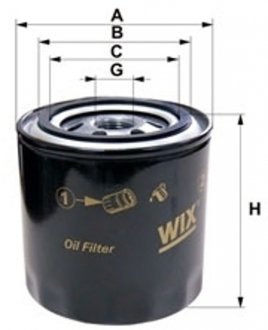 Фото автозапчастини фільтр палива SC.4 99r- WIX WIX FILTERS 0102000357