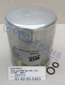 Фото автозапчастини filtr pal.MB Spr.Vito,Vario 95-03r OM601/602 WIX WIX FILTERS 0102000403