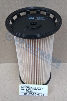 Фото автозапчасти паливний фільтр WkЕ‚ad fil.pal.VW Caddy 2.0TDi 15r- WIX WIX FILTERS 0102000723