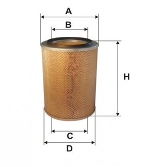 Фото автозапчастини фільтр повітряний TATRA (WIX-FILTERS) WIX FILTERS 93345E