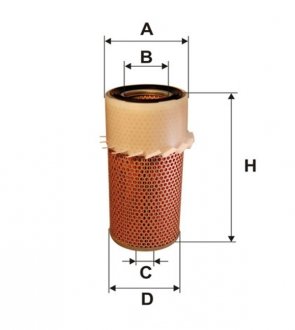 Фото автозапчасти фильтр воздушный /436 (WIX-Filtron) Распродажа WIX FILTERS WA6111