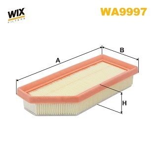 Фото автозапчастини фільтр повітряний WIX FILTERS WA9997