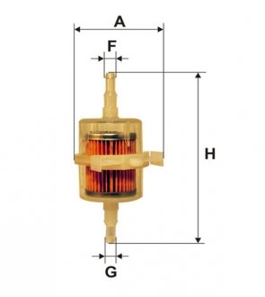 Фото автозапчасти топливный фильтр FIAT 126 0.65 07.81-09.00 WIX FILTERS WF8128