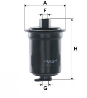Фильтр топливный HYUNDAI ATOS, COUPE, LANTRA II 1.0-2.0 11.95-07.03 WIX FILTERS WF8205 (фото 1)