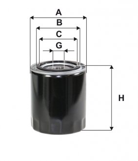 Масляный фильтр, наружный, наружный диаметр: 94, AUDI 80 B4, A4 B5, A4 B6, A4 B7, A6 C4, A6 C5, A6 C6, A8 D2, A8 D3, ALLROAD C5, CABRIOLET B4, COUPE B3; SKODA SUPERB I 2.4-3.0 08.91-03.08 WIX FILTERS WL7321 (фото 1)