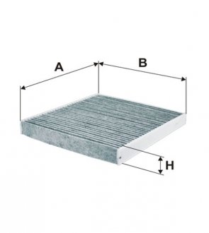 Фото автозапчасти фильтр салона с элементами активированного угля MAN TGE; AUDI A3, Q2, Q3, TT; SEAT ATECA, LEON, LEON SC, LEON SPORTSTOURER, LEON ST, TARRACO; SKODA KAROQ, KODIAQ, OCTAVIA III 1.0-Electric 04.12- WIX FILTERS WP2089