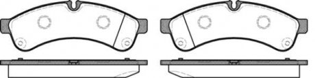 Комплект тормозных колодок, дисковый тормоз WOKING P12393.00 (фото 1)