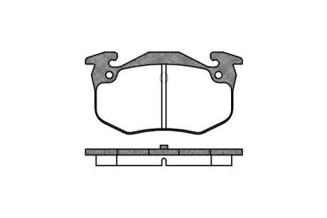 Фото автозапчасти колодки гальмівні WOKING P0443.60