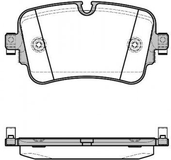 Колодки тормозные диск. задн. (Remsa) Audi Q7 15> WOKING P17683.08