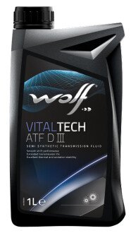 Фото автозапчастини olej przek. VITALTECH ATF D III 1l Wolf 2502000386