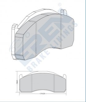 Фото автозапчасти тормозные колодки WVA 29137/29151 VOLVO FL WRest WD-137/1