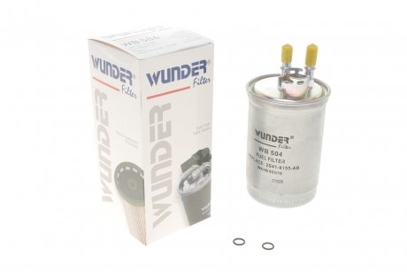 Фильтр топливный Ford Connect 1.8Di/TDCi (55kw) 02- (под клапан) WUNDER WB 504