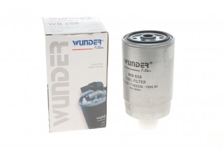 Фильтр топливный Citroen Jumper/Fiat Ducato/Peugeot Boxer 2.0-2.8 HDi 02- WUNDER WB 658 (фото 1)
