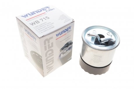 Фильтр топливный Mercedes Sprinter 2.2-3.0CDI (+отв. датчика воды) WUNDER WB 715