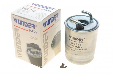 Фільтр паливний Mercedes Sprinter 2.2CDI OM651 09- WUNDER WB 718