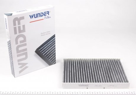 Фильтр салона Volkswagen Golf IV/Skoda Octavia/Audi A3 1.0-3.2 92-10 (угольный) WUNDER WPK 104 (фото 1)