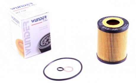 Фильтр масляный BMW 5 (E60)/6 (E60)/X5 (E53) 3.6-4.8i 01-10 WUNDER WY 218 (фото 1)